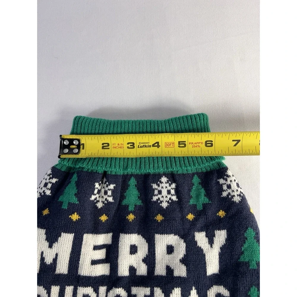 Vehomy‎ Christmas Dog Sweater Xmas Pet Clothes Cat Puppy Turtleneck XL